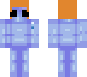 regular blue skin