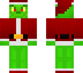 the grinch in a santa disguise