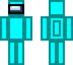 among us cyan