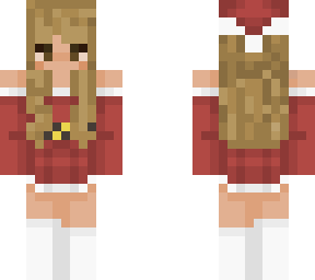 blonde chrismas girl
