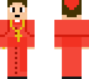 cardinal in a red cassock