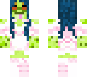 frog with a maid suit?