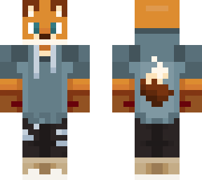 lil fox in a hoodie