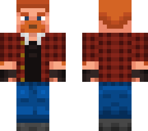 lumber jack w/ diamond gaunlets