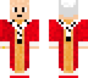 pope in a red chasuble
