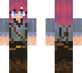 purple haired cowboy