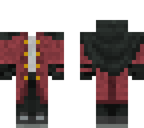 red trench coat
