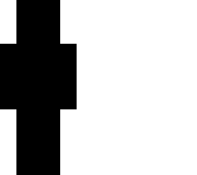 black and white blank