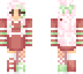 christmas girl pink hair