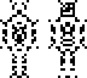funny two colot guy