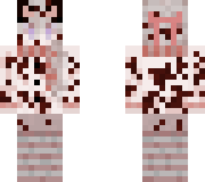 girl with cat ears and blood stains
