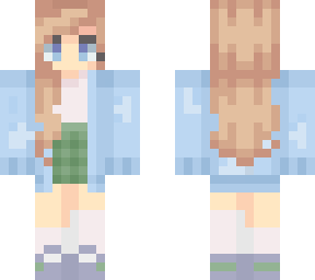 green skirt