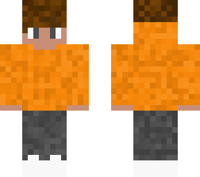guy with orange sweater