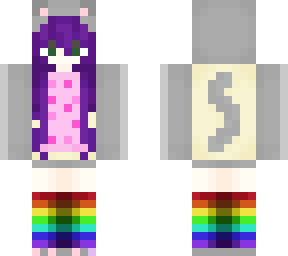 nyan cat purple hair