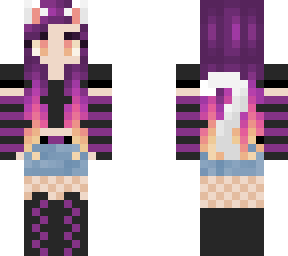 purple alt kitty