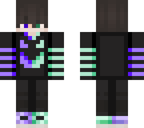 skin green and purple