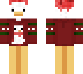 christmas white duck