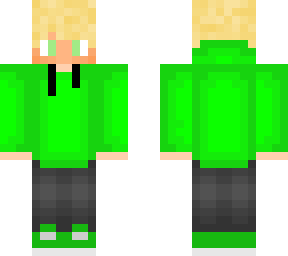 green outfit