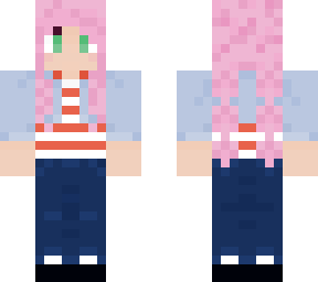 pink hair girl