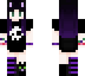 purple cat girl