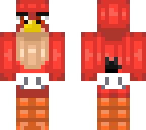 red in underwear