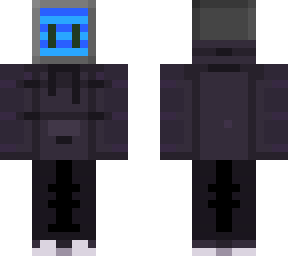 robot in huddy blue