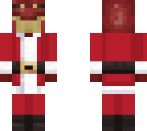 santa frog red