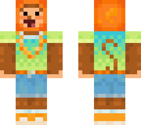 tropical orange-head monkey