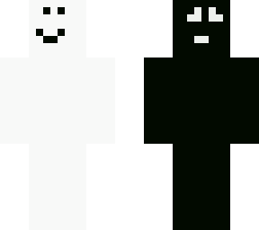 white black
