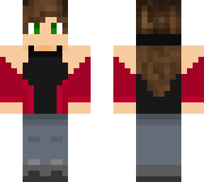 a normal boy in red