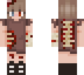 bloody red life skin