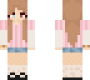 cute sporty girl in pink shirt with light brown hair