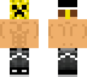 me with yellow creeper mask