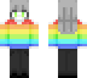 rainbow girl -+ green eyes