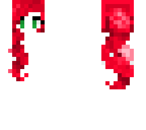 red hair w/ green eyes