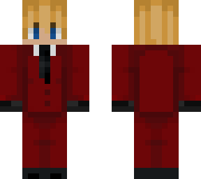red suit