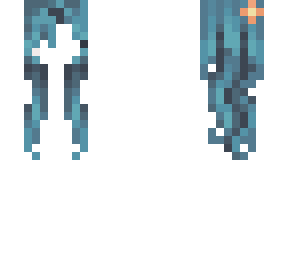 teal hair base