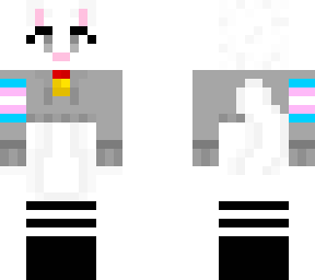 white kemono cat furry femboy