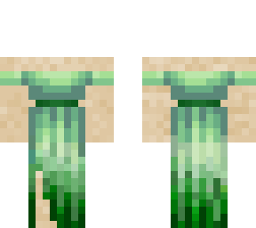 wip green gown