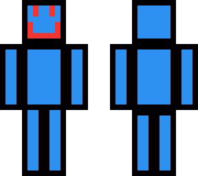 blue man