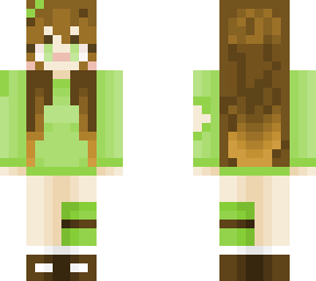 green sweater