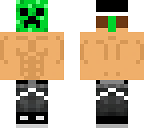 me with a creeper mask