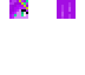 the head of my minecraft skin based off my slime internet persona