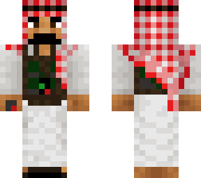 arab boy with body vest