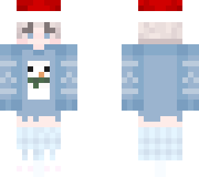 christmas blue boy with hat