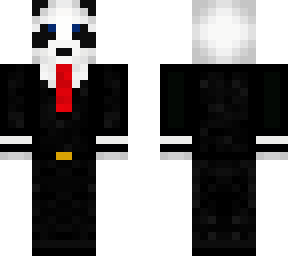 panda in suit