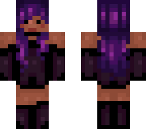 purple haired scene queen