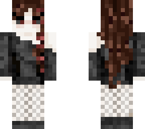alt girl in hoodie with red raccoon hair highlights