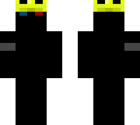 fully black character (with ukraine flag arm band)