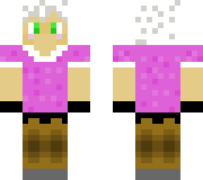 white hair boy